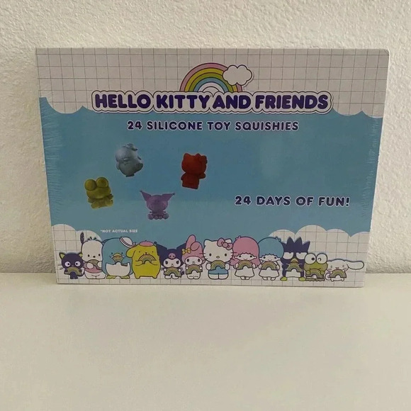 UCC Sanrio Hello Kitty & Friends Advent Calendar Set 24 Days Toy Squishies BLUE - Picture 4 of 10